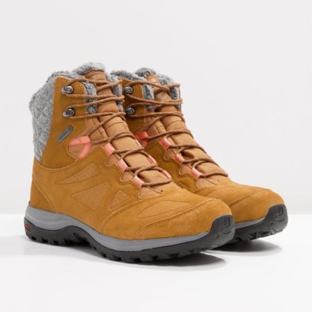 Scarpe Trekking Salomon ELLIPSE WINTER GTX Donna Gialle IT 1-S56